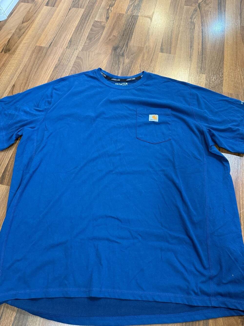 Carhartt Force Relaxed Fit Pocket T-Shirt Size 2XL Blue